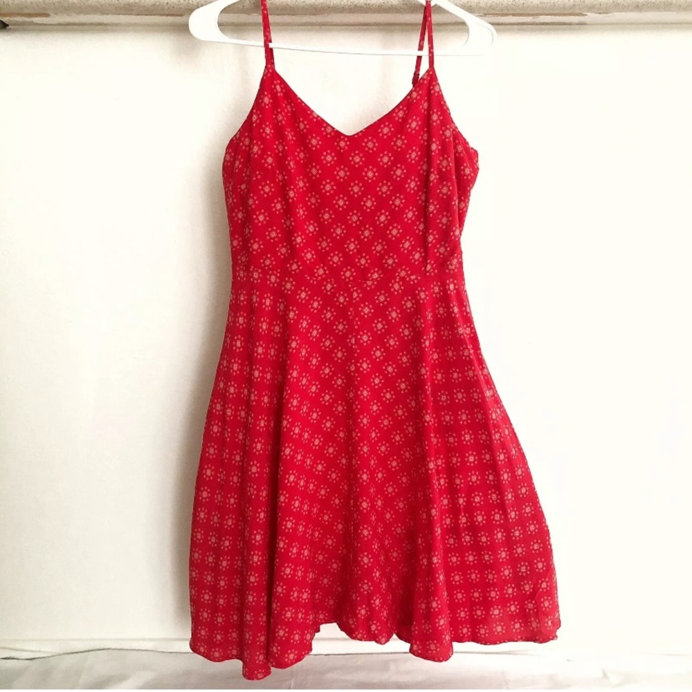 Gap Women's Ladies Red Print Tank Dress Size XS